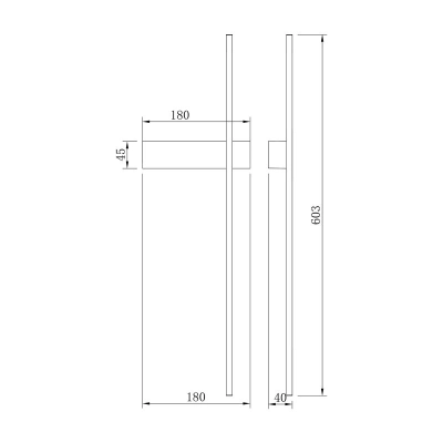 Kinkiet ARCO W4100-60BK ZUMA LINE
