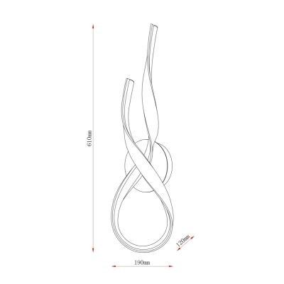 Kinkiet VECINO 250051W-BE ZUMA LINE