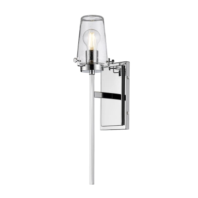 lafabryka.pl Kinkiet Alton – 1 źródło światła – Chrom KL-ALTON1-BATH-CH Elstead Lighting