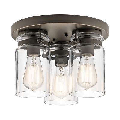 lafabryka.pl Plafon Brinley – 3 źródła światła – Stary brąz KL-BRINLEY-F-OZ Elstead Lighting