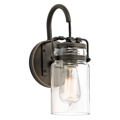 lafabryka.pl Kinkiet Brinley – 1 źródło światła – Stary brąz KL-BRINLEY1-OZ Elstead Lighting