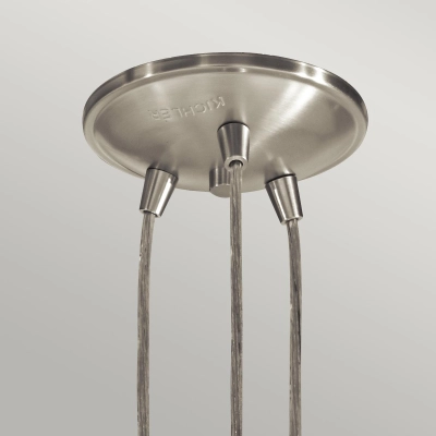 Lampa wisząca Brinley – 3 źródła światła – Szczotkowany nikiel KL-BRINLEY3-NI Elstead Lighting