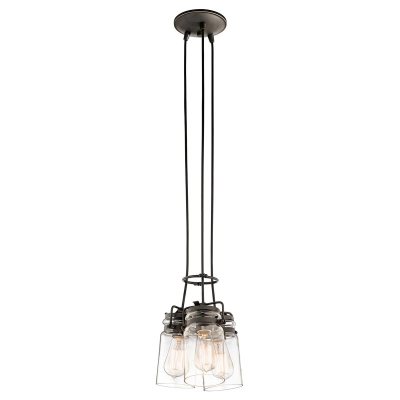 Lampa wisząca Brinley – 3 źródła światła – Stary brąz KL-BRINLEY3-OZ Elstead Lighting
