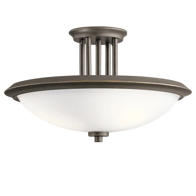 Półplafon Dreyfus – 3 źródła światła – Stary brąz  KL-DREYFUS-SFOZ Elstead Lighting
