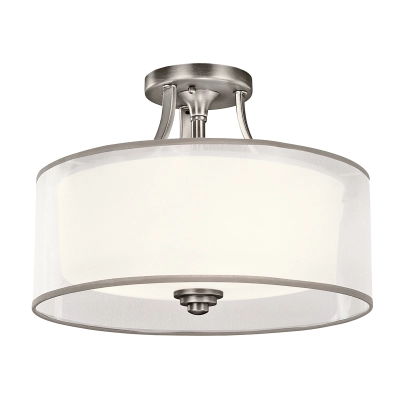 lafabryka.pl Półplafon Lacey – 3 źródła światła – Antyczny pewter KL-LACEY-SF-AP Elstead Lighting