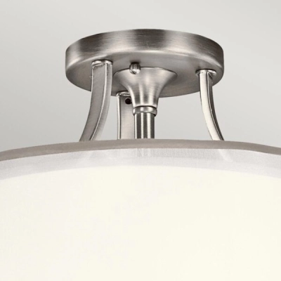 Półplafon Lacey – 3 źródła światła – Antyczny pewter KL-LACEY-SF-AP Elstead Lighting