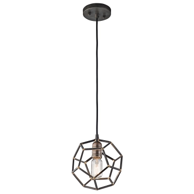 lafabryka.pl Mała lampa wisząca Rocklyn – 1 źródło światła KL-ROCKLYN-MP-RS Elstead Lighting