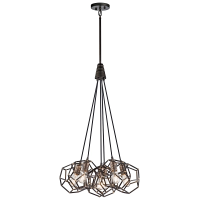 lafabryka.pl Żyrandol Rocklyn – 6 źródła światła KL-ROCKLYN6-RS Elstead Lighting