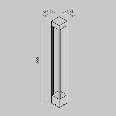 Lampa stojąca Elbe O424FL-L10GF IP65 Maytoni