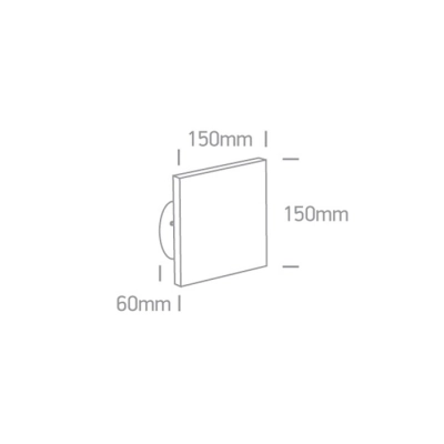 lafabryka.pl Kinkiet The Backlight Range 67450A/AN/W ONE LIGHT