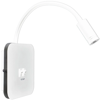 lafabryka.pl Kinkiet BASE 8W+2W WHITE ML6351 Milagro