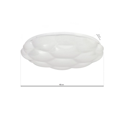 lafabryka.pl Plafon CLOUD 40W LED Ø480 mm ML6173 Milagro