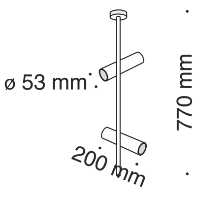 lafabryka.pl Lampa wisząca Elti C021CL-02B Maytoni
