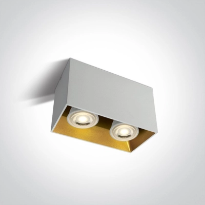 lafabryka.pl Plafon GU10 Decorative Square Cylinders 12205TA/W ONE LIGHT