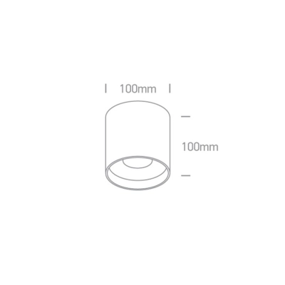 lafabryka.pl Plafon LED Fashion Cylinders 12122C/B/W ONE LIGHT
