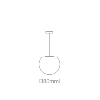 lafabryka.pl Lampa wisząca Moonlights PC 63028 ONE LIGHT 38cm