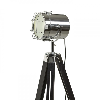 lafabryka.pl NAUTIC podłogowa czarna chrom 230V E27 20W R13394 Rendl light studio