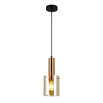 lafabryka Lampa wisząca Sardo PND-5581-1-BRO+AMB ITALUX
