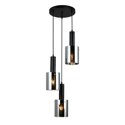 lafabryka Lampa wisząca Sardo PND-5581-3A-BK+SG ITALUX