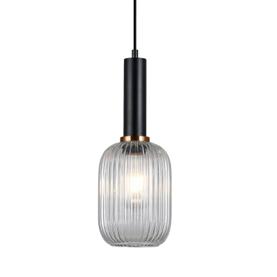 lafabryka Lampa wisząca Antiola PND-5588-1M-BK+CL ITALUX
