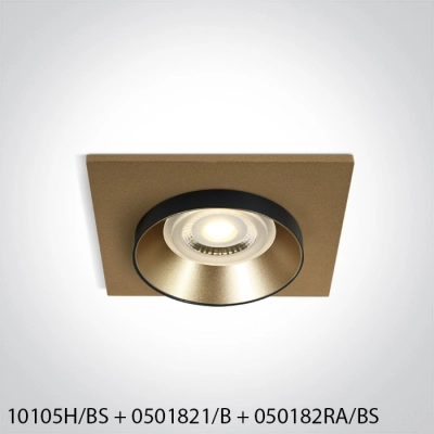 lafabryka.pl Oprawa podstropowa Recessed Spots Fixed 10105H/BS ONE LIGHT