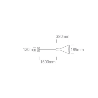lafabryka.pl Lampa wisząca Retro Pendants 63040/B/BS ONE LIGHT