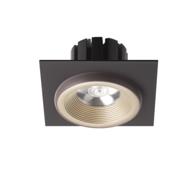 lafabryka.pl SHARM SQ I wpuszczana perłowo-złota/brązowa 230V LED 10W 24° 3000K R13251 Rendl light studio