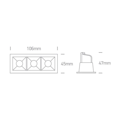 lafabryka.pl Oprawa podstropowa Shop Square Boxes 50302B/B/W ONE LIGHT
