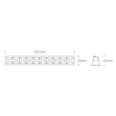 lafabryka.pl Oprawa podstropowa Shop Square Boxes 50902B/B/W ONE LIGHT