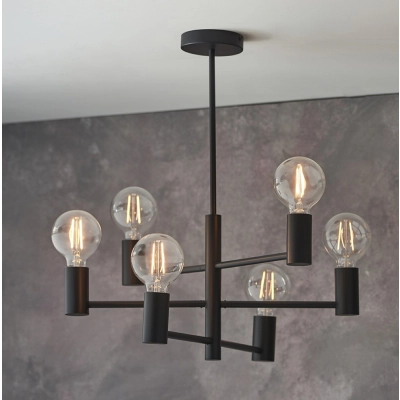 lafabryka.pl Lampa wisząca Studio 6lt semi flush 76502 ENDON