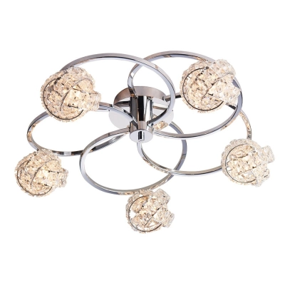 lafabryka.pl Lampa sufitowa Talia 5lt semi flush 76595 ENDON