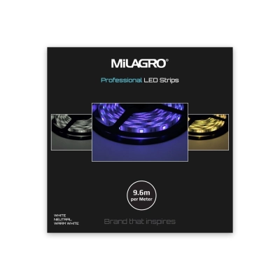 lafabryka.pl Taśma Pro 120 LED 48W 6000K IP65 5m ML4756 Milagro