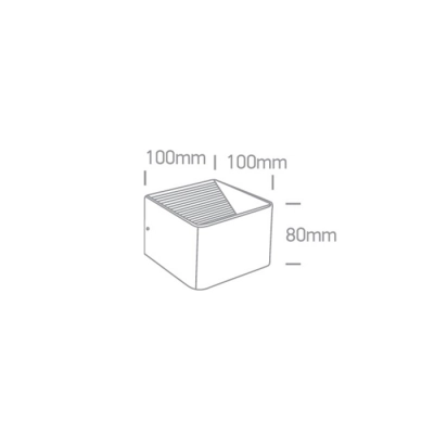 lafabryka.pl Kinkiet The Backlight Wall Range 67466A/W/W ONE LIGHT