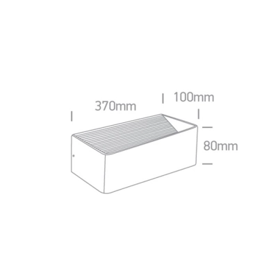 Kinkiet The Backlight Wall Range 67466C/B/W ONE LIGHT