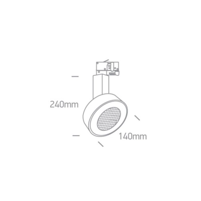 lafabryka.pl Reflektor The Honeycomb Range 65652T/W/W ONE LIGHT