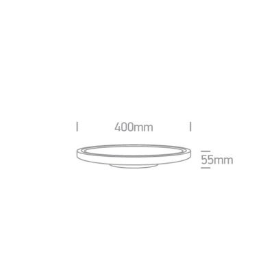 lafabryka.pl Plafon The LED Slim Line Plafo 62140FB/W/W ONE LIGHT 3000K