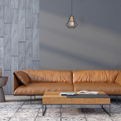 lafabryka.pl LAMPA WISZĄCA WILL BLACK 1XE27 MLP4188 Milagro