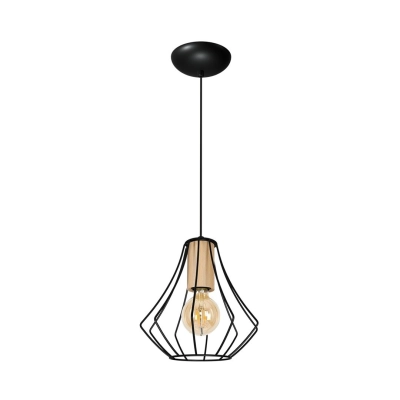 lafabryka.pl LAMPA WISZĄCA WILL BLACK 1XE27 MLP4188 Milagro