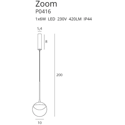 lafabryka.pl ZOOM P0416 LAMPA WISZĄCA MaxLight