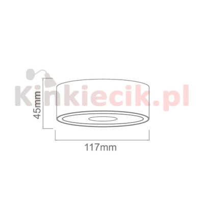 lafabryka Plafon Neo nero slim Led + ufo nero ORLICKI