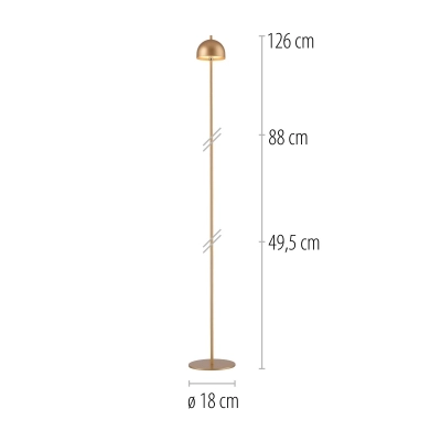 Lampa podłogowa BELLIS 19245-12 Paul Neuhaus by Zuma Line Schöner Wohnen