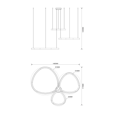 Lampa wisząca LIRIA MS756090 ZUMA LINE