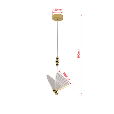 Lampa wisząca Mariposa 2xLED LP-1715/1P LIGHT PRESTIGE