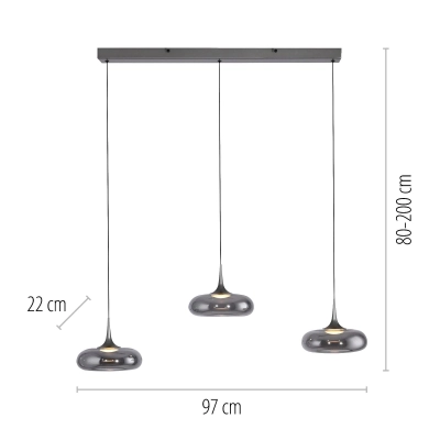 Lampa wisząca POSH 15693-15 Paul Neuhaus by Zuma Line Schöner Wohnen