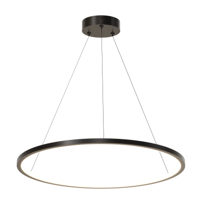 Lampa Wisząca Ringa LED czarna PL0150-BK yaskr