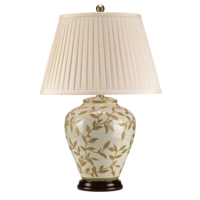 Lampa stołowa Leaves Brown Gold – 1 źródło światła LEAVES-BR-GL-TL Elstead Lighting