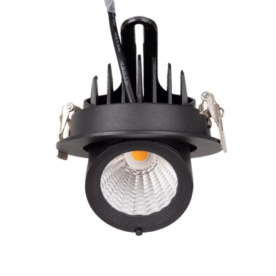 Oprawa Wpustowa Rubio 10W Czarna H0133 MaxLight
