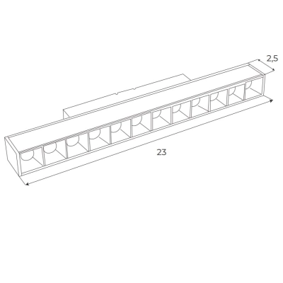 Magnetic M0004Z Lampa Magnetyczna Liniowa System Zigbee 12W 666LM 2700/5000K Maxlight