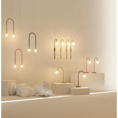 Lampa Wisząca Enigma Złota P0514 MAXLIGHT