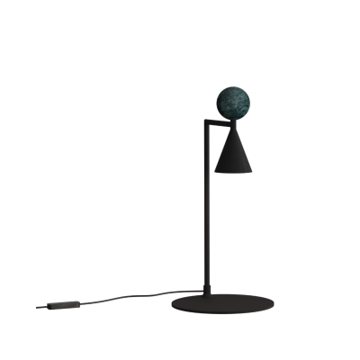 Lampa Stołowa Bingo 9W Czarny+malachit T0069 MaxLight